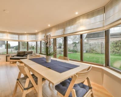 Dining room windows