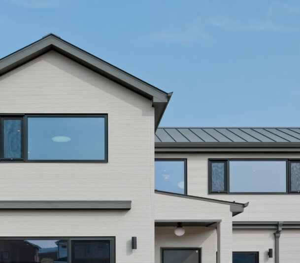 Modern windows in medicine hat