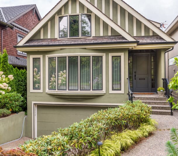 Charming green cottage with replacement windows Scarborough