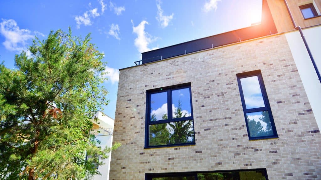 black vinyl windows